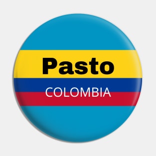 Pasto City in Colombia Flag Pin