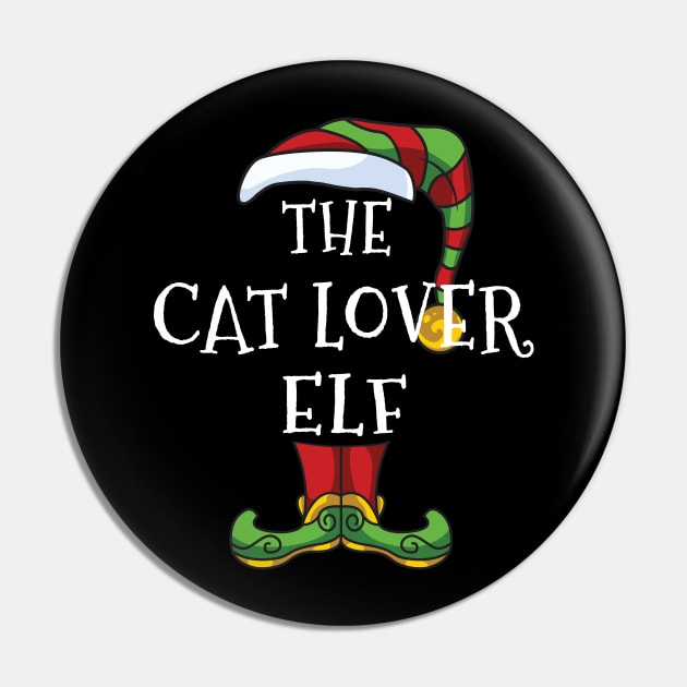 Cat Lover Elf Family Matching Christmas Holiday Group Gift Pajama Pin by BeesTeez