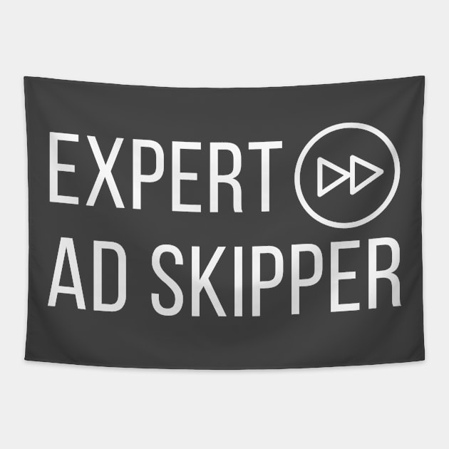 Expert Ad Skipper Funny Podcast Shirt Tapestry by Cotton & Spritz