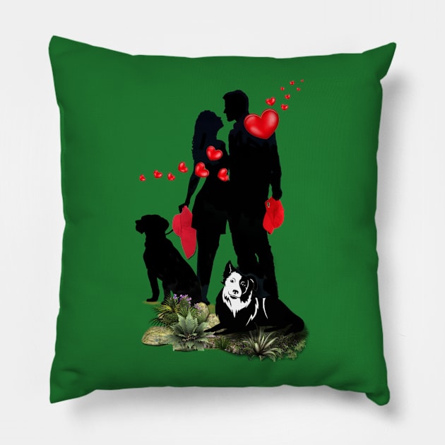 Happy Valentine Pillow by Just Kidding by Nadine May