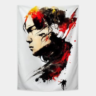 Martial Art Kung Fu Wild Nature Free Spirit Art Brush Painting Tapestry