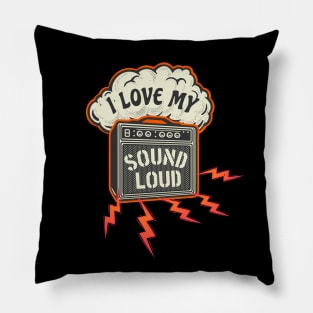 Sound Amplifier Vintage Sound Engineer Pillow