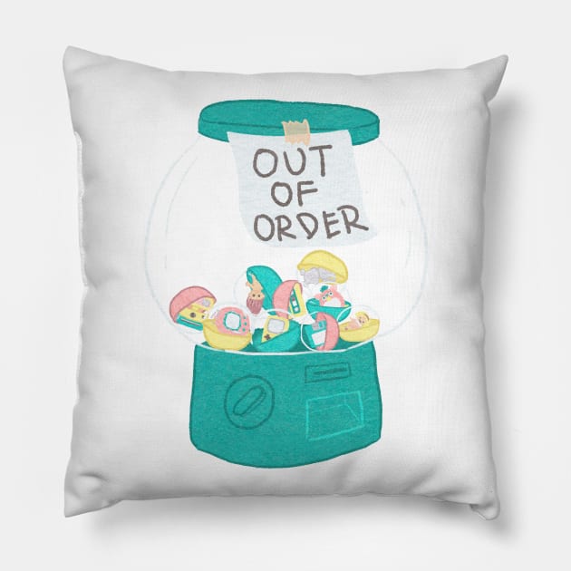 Out of Order Pillow by Feltto