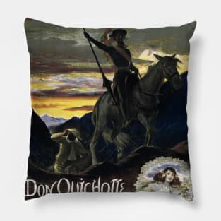 Georges Rochegrosse poster for Jules Massenet's Opera Don Quichotte Don Quixote Pillow