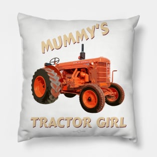 Mummy's tractor girl Pillow