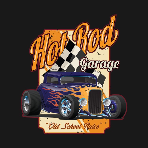 Hot Rod Garage Old School Rules by hobrath