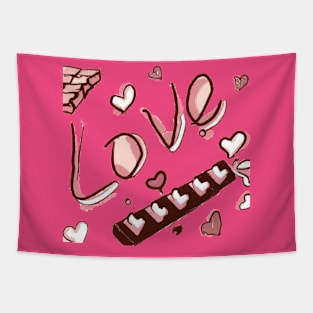 Valentine's  chocolate Tapestry