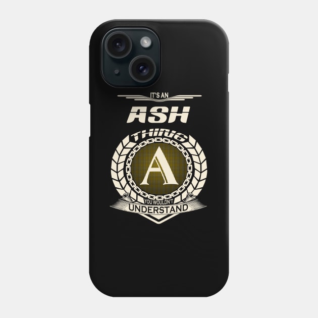 Ash Phone Case by Guitar Hero-Typography 