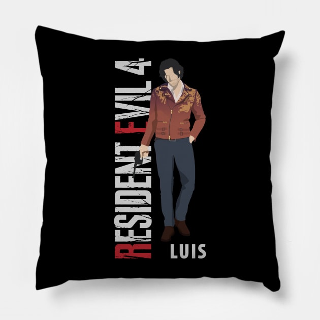 Resident Evil 4 Luis Pillow by Rendigart