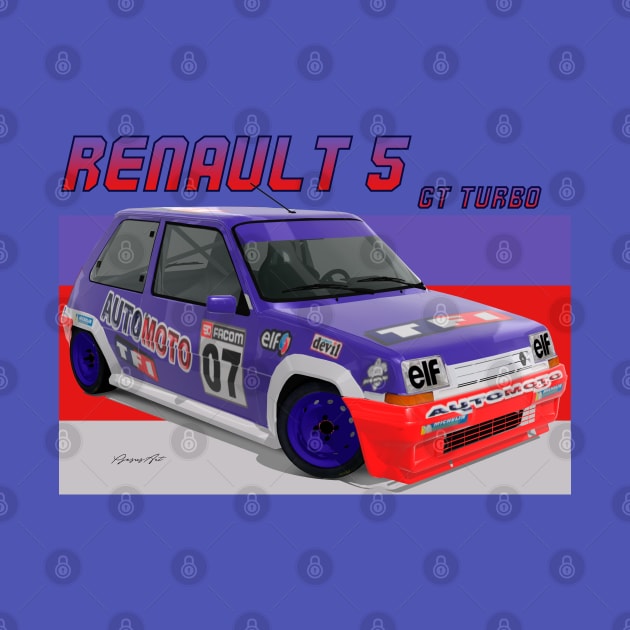 Renault 5 GT Turbo by PjesusArt