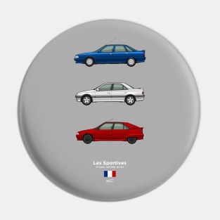 French sports saloons collection Pin