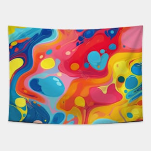 Abstract oil and water mix background Tapestry