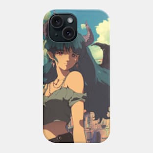 90s Demoness Anime Girl Phone Case