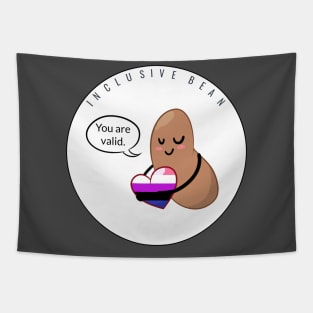 Genderfluid Pride: Inclusive Bean Tapestry