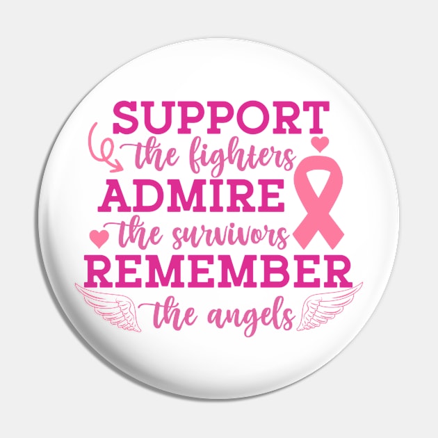 Support Admire Remember Pin by SVGBistro