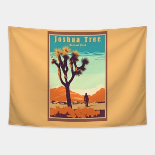 Joshua Tree National Park Vintage Travel Poster Tapestry