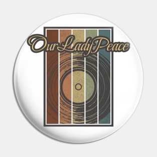 Our Lady Peace Vynil Silhouette Pin