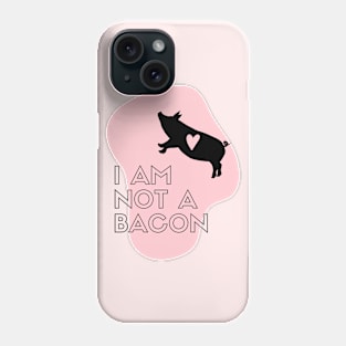 Veggie Funny Vegan Gift Love Pig Phone Case