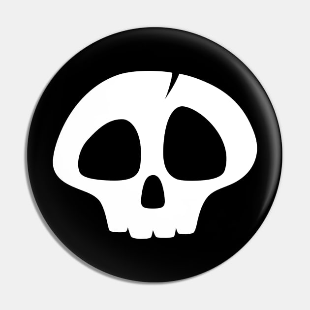 Boneheadz Skull - Double Sided Pin by BoneheadGraphix