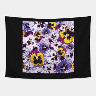 Pansy by numbers Tapestry