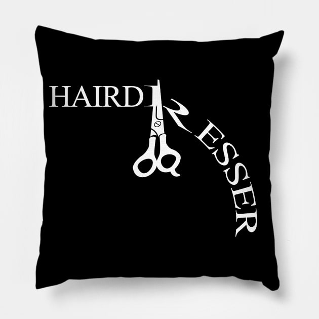 hairdresser Pillow by nabilhaj