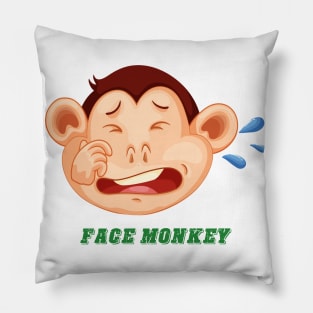 Face monkey Pillow