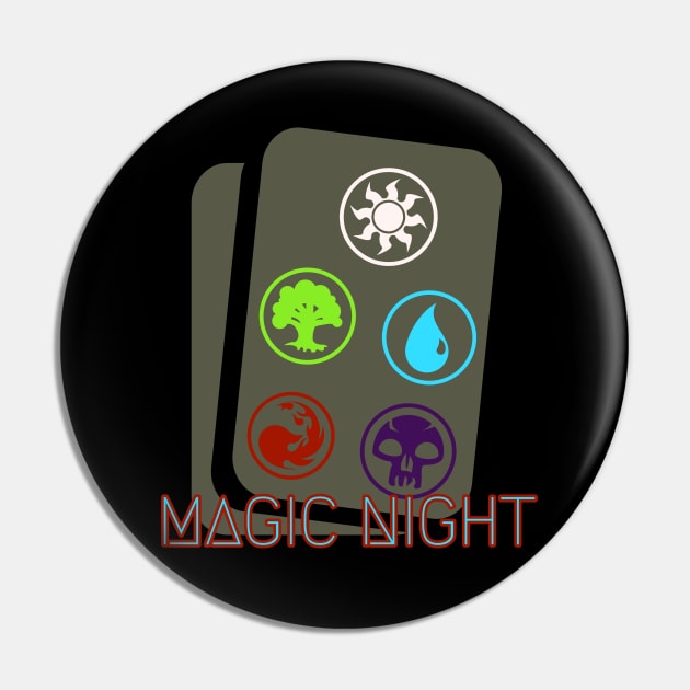 Magic Night Pin by DivineandConquer