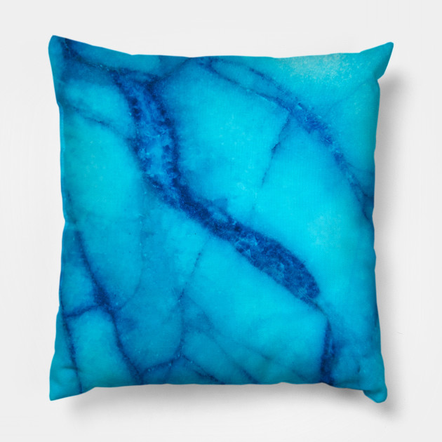 blue marble pillow