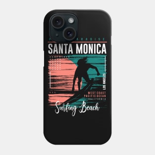 Surfing in Blue Paradise Phone Case