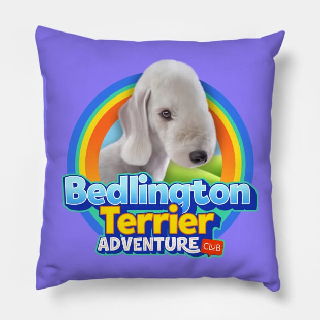 Bedlington Terrier Pillow by Puppy & cute