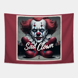 Sad Clown Tapestry