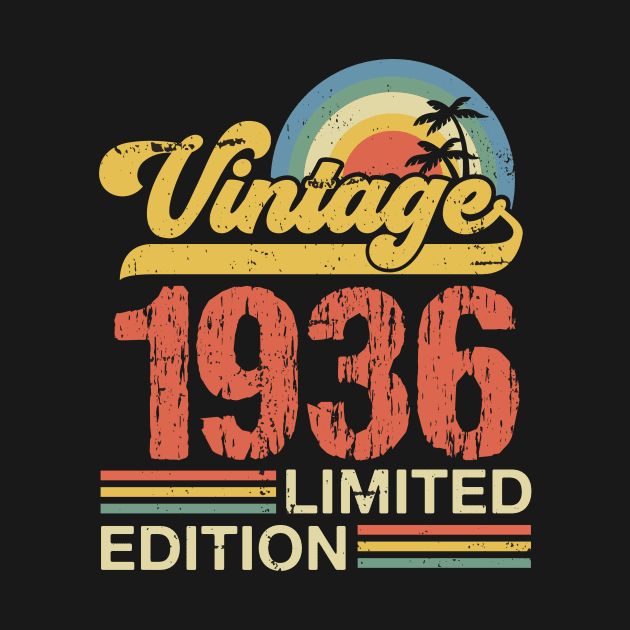 Retro vintage 1936 limited edition by Crafty Pirate 