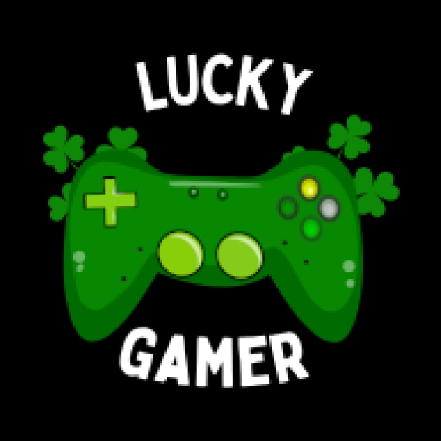 Lucky Gamer Pixelated by ODIN DESIGNS