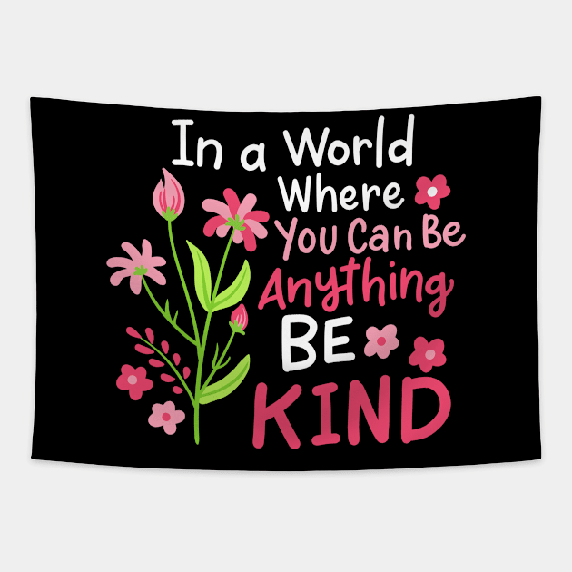 Kindness Anti-bullying Tapestry by KAWAIITEE