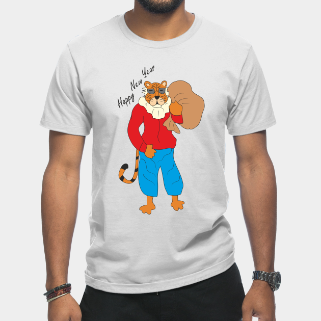 Discover Tiger_Happy_New_Year - New Year 2022 - T-Shirt