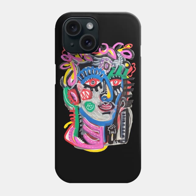 face Phone Case by Angel Rivas