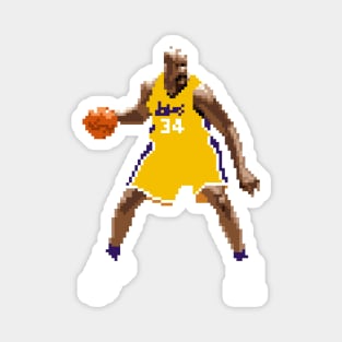 Shaquille O'Neal Pixel Dribble Magnet