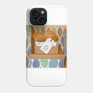 Background birthday bow box Phone Case