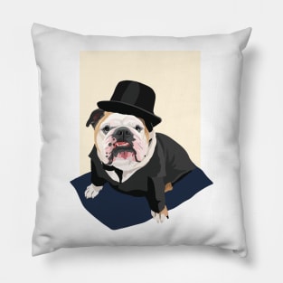 Tuxedo bulldog Pillow