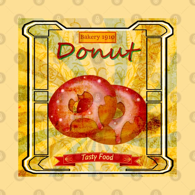 Delicious Donuts Vintage by CatCoconut-Art