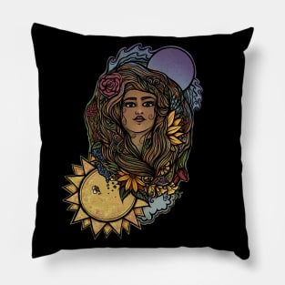 Mother Earth Goddess Pillow