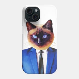 Business Cat Phone Case