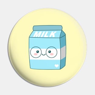 Kawaii Milk Pin