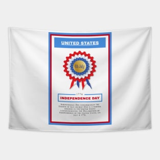 Independence Day - United States - For 4th of july - Print Design Poster - 1706201 Tapestry