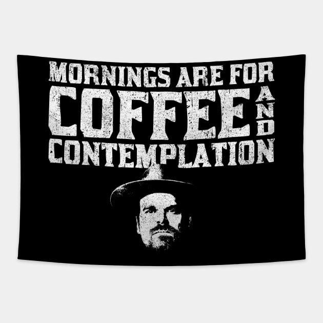 Coffee and Contemplation Tapestry by huckblade