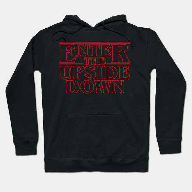 upside down hoodie