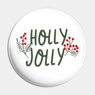holly jolly Pin