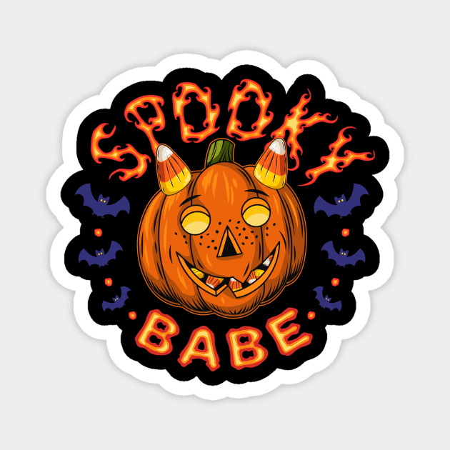 Spooky pumpkin kid for Halloween Magnet by OA_Creation