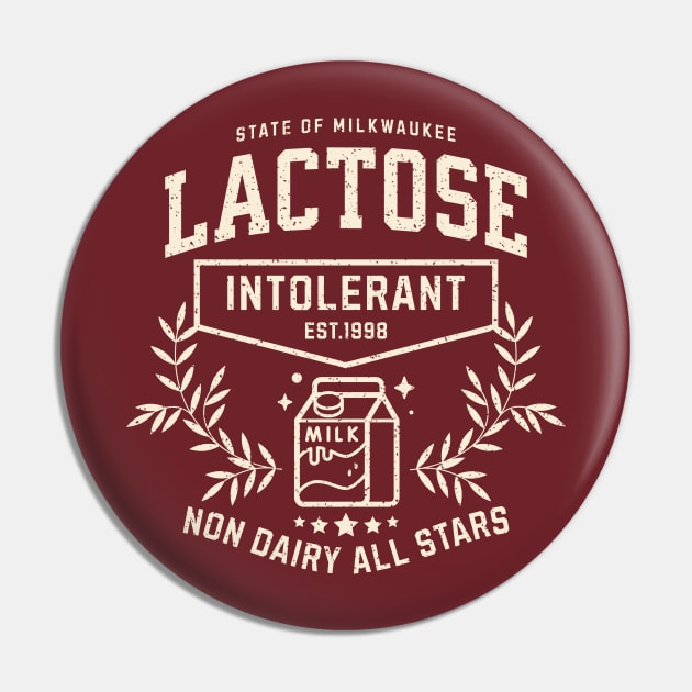 Lactose Intolerant Funny Cringy Gift For Friends Milk Free Lactose Tolerant, Meme Gen Z Teenager Allergy LMAO Pin by Snoe