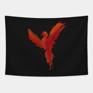 Dry brush phoenix Tapestry